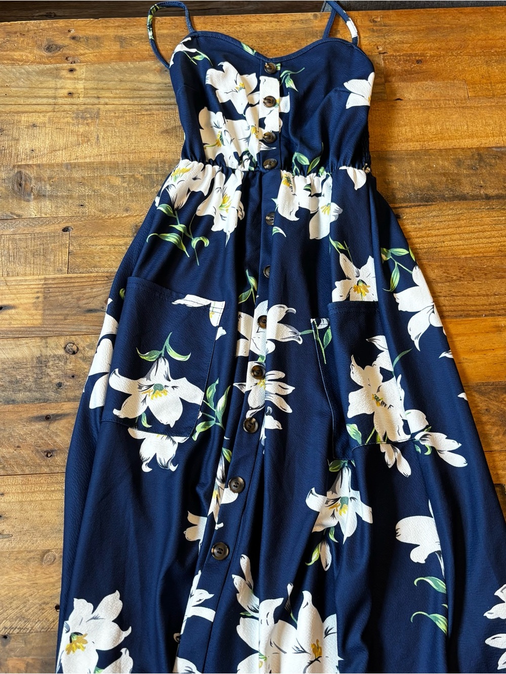 Floral Navy Dress